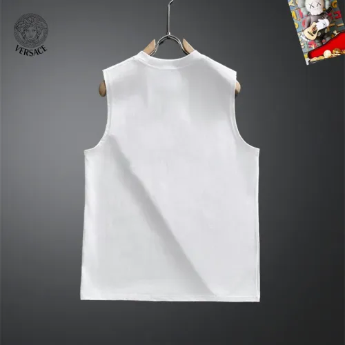 Replica Versace T-Shirts Sleeveless For Unisex #1437888 $25.00 USD for Wholesale