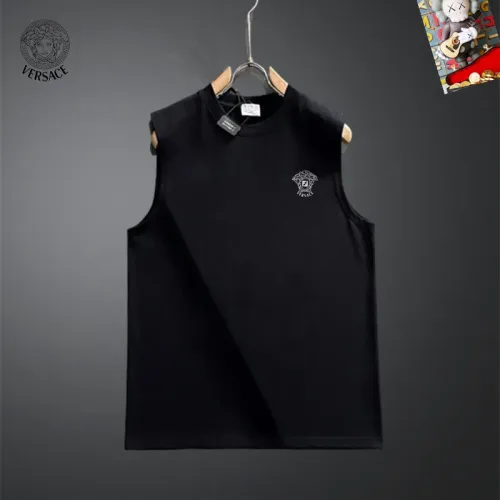 Wholesale Versace T-Shirts Sleeveless For Unisex #1437889 $25.00 USD, Wholesale Quality Replica Versace T-Shirts