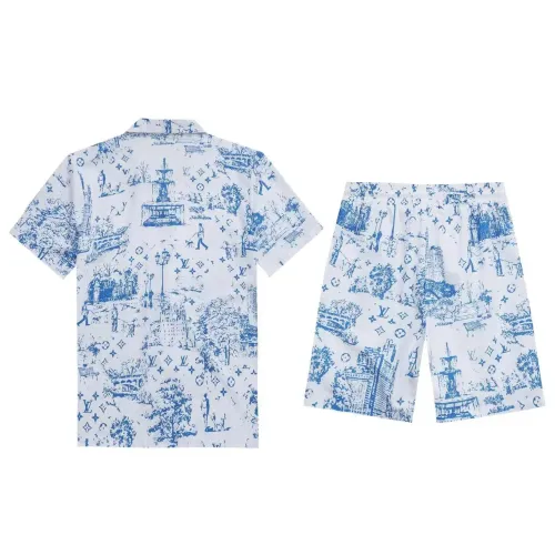 Replica Louis Vuitton LV Tracksuits Short Sleeved For Men #1437900 $52.00 USD for Wholesale