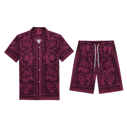 Wholesale Versace Tracksuits Short Sleeved For Men #1437909 $52.00 USD, Wholesale Quality Replica Versace Tracksuits
