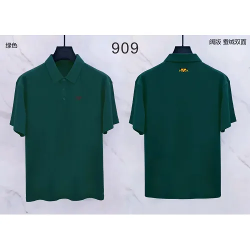 Wholesale Prada T-Shirts Short Sleeved For Men #1437933 $39.00 USD, Wholesale Quality Replica Prada T-Shirts