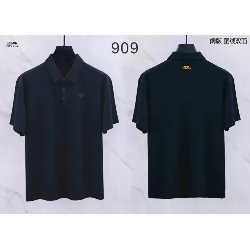 Wholesale Prada T-Shirts Short Sleeved For Men #1437934 $39.00 USD, Wholesale Quality Replica Prada T-Shirts