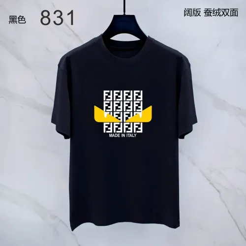 Wholesale Fendi T-Shirts Short Sleeved For Men #1438027 $38.00 USD, Wholesale Quality Replica Fendi T-Shirts