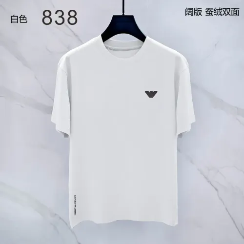 Wholesale Armani T-Shirts Short Sleeved For Men #1438040 $38.00 USD, Wholesale Quality Replica Armani T-Shirts