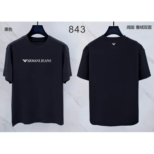 Wholesale Armani T-Shirts Short Sleeved For Men #1438066 $38.00 USD, Wholesale Quality Replica Armani T-Shirts