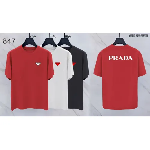 Replica Prada T-Shirts Short Sleeved For Men #1438067 $38.00 USD for Wholesale