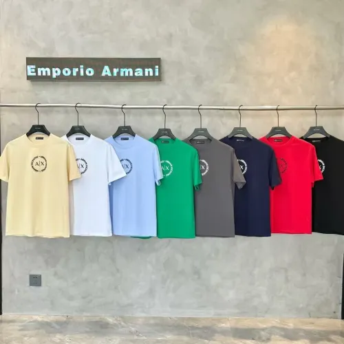 Replica Armani T-Shirts Short Sleeved For Men #1438103 $32.00 USD for Wholesale