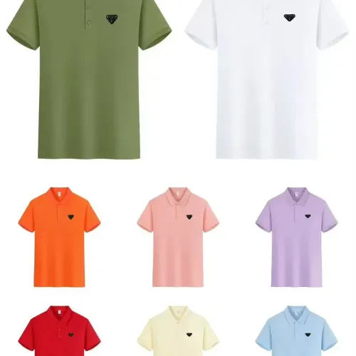 Replica Prada T-Shirts Short Sleeved For Men #1438184 $34.00 USD for Wholesale