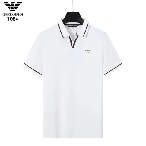 Wholesale Armani T-Shirts Short Sleeved For Men #1438192 $39.00 USD, Wholesale Quality Replica Armani T-Shirts