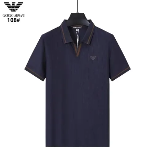 Wholesale Armani T-Shirts Short Sleeved For Men #1438194 $39.00 USD, Wholesale Quality Replica Armani T-Shirts