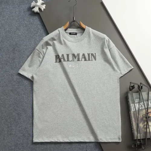 Wholesale Balmain T-Shirts Short Sleeved For Unisex #1438196 $36.00 USD, Wholesale Quality Replica Balmain T-Shirts