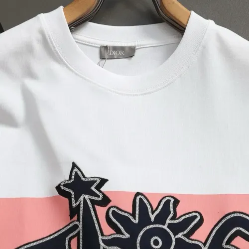 Replica Christian Dior T-Shirts Short Sleeved For Unisex #1438252 $36.00 USD for Wholesale
