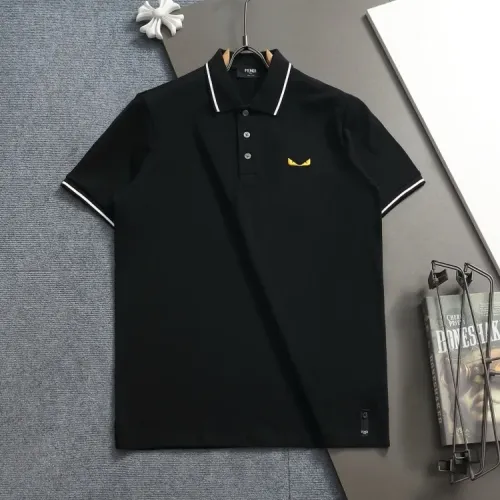 Wholesale Fendi T-Shirts Short Sleeved For Men #1438271 $38.00 USD, Wholesale Quality Replica Fendi T-Shirts