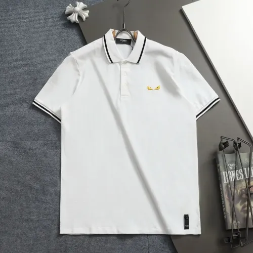 Wholesale Fendi T-Shirts Short Sleeved For Men #1438272 $38.00 USD, Wholesale Quality Replica Fendi T-Shirts