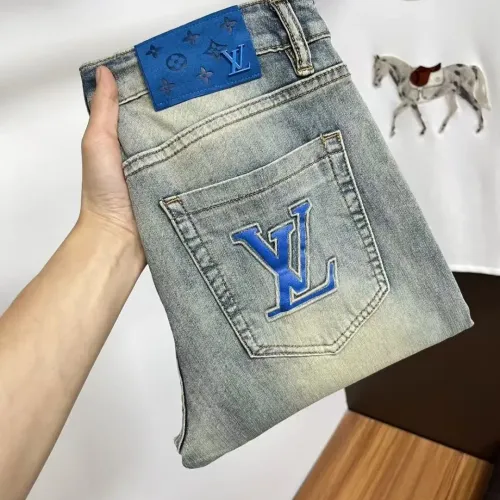 Wholesale Louis Vuitton LV Jeans For Men #1438274 $48.00 USD, Wholesale Quality Replica Louis Vuitton LV Jeans