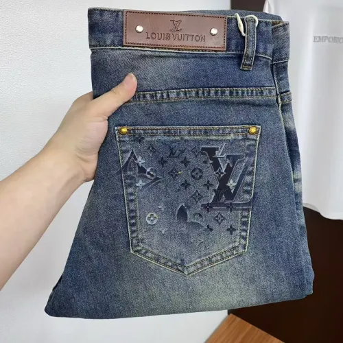 Wholesale Louis Vuitton LV Jeans For Men #1438276 $48.00 USD, Wholesale Quality Replica Louis Vuitton LV Jeans