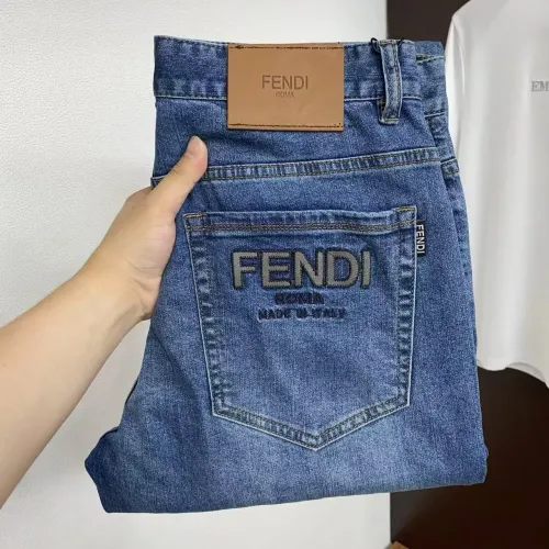 Wholesale Fendi Jeans For Men #1438293 $48.00 USD, Wholesale Quality Replica Fendi Jeans