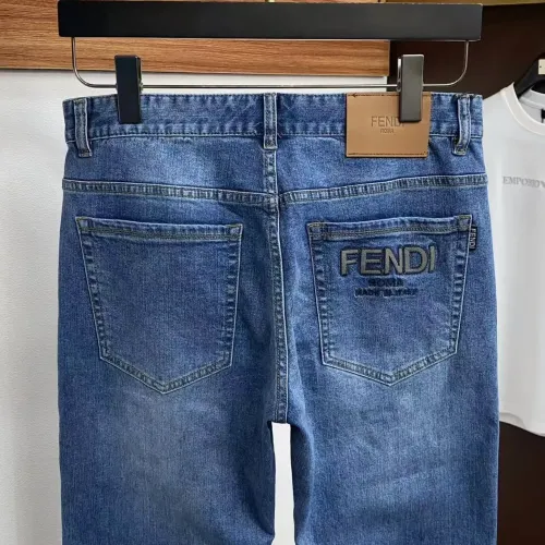 Replica Fendi Jeans For Men #1438293 $48.00 USD for Wholesale