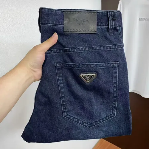 Wholesale Prada Jeans For Men #1438299 $48.00 USD, Wholesale Quality Replica Prada Jeans