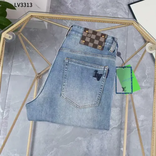Replica Louis Vuitton LV Jeans For Men #1438304 $39.00 USD for Wholesale
