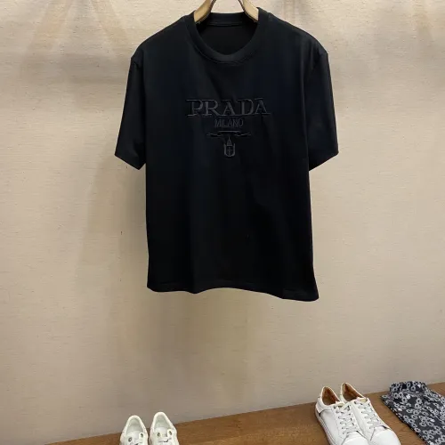 Wholesale Prada T-Shirts Short Sleeved For Men #1438320 $39.00 USD, Wholesale Quality Replica Prada T-Shirts