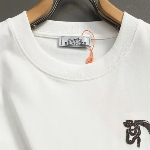 Replica Hermes T-Shirts Short Sleeved For Unisex #1438339 $36.00 USD for Wholesale