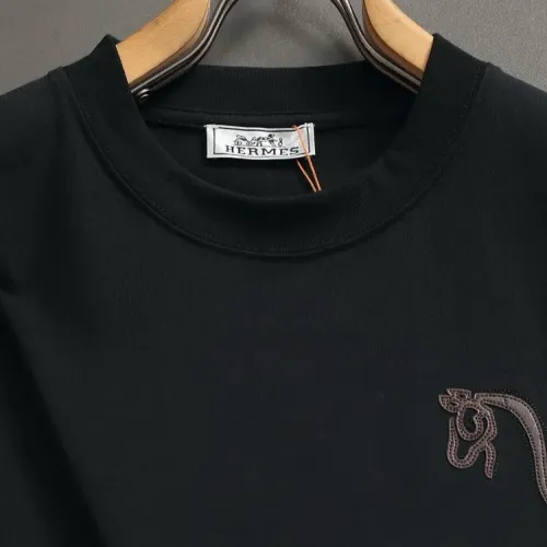 Replica Hermes T-Shirts Short Sleeved For Unisex #1438340 $36.00 USD for Wholesale