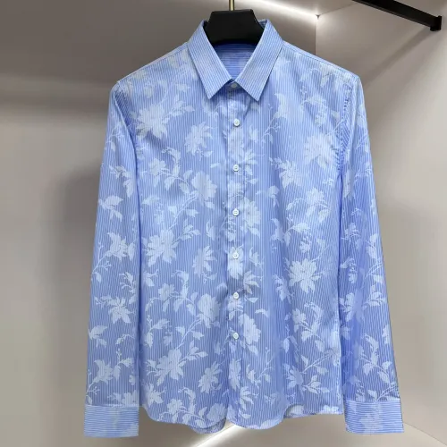 Wholesale Armani Shirts Long Sleeved For Men #1438360 $64.00 USD, Wholesale Quality Replica Armani Shirts