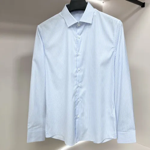 Wholesale Armani Shirts Long Sleeved For Men #1438363 $64.00 USD, Wholesale Quality Replica Armani Shirts