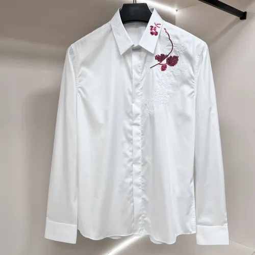 Wholesale Armani Shirts Long Sleeved For Men #1438372 $68.00 USD, Wholesale Quality Replica Armani Shirts