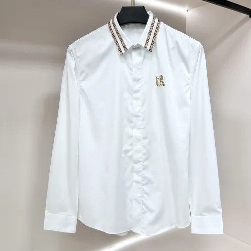 Wholesale Burberry Shirts Long Sleeved For Men #1438384 $64.00 USD, Wholesale Quality Replica Burberry Shirts
