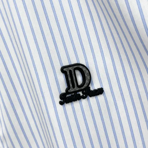 Replica Christian Dior Shirts Long Sleeved For Men #1438390 $68.00 USD for Wholesale