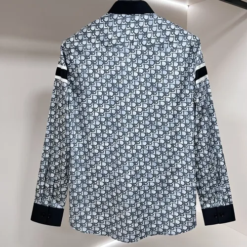 Replica Christian Dior Shirts Long Sleeved For Men #1438391 $68.00 USD for Wholesale