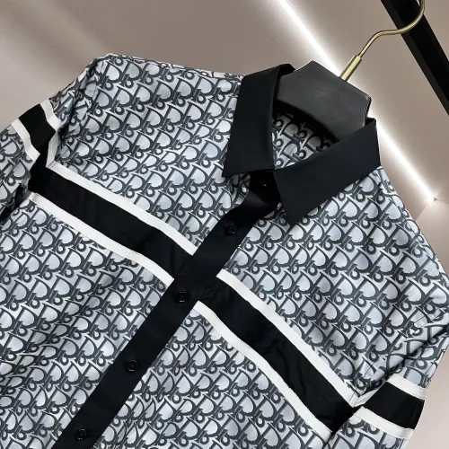 Replica Christian Dior Shirts Long Sleeved For Men #1438391 $68.00 USD for Wholesale
