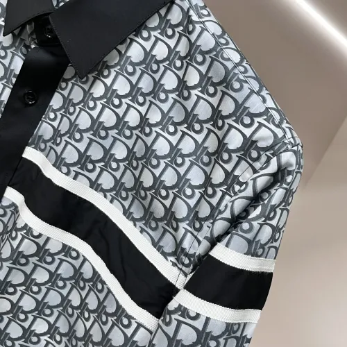 Replica Christian Dior Shirts Long Sleeved For Men #1438391 $68.00 USD for Wholesale