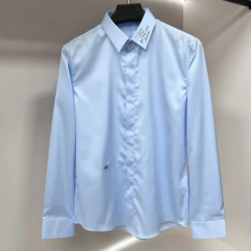 Wholesale Christian Dior Shirts Long Sleeved For Men #1438405 $68.00 USD, Wholesale Quality Replica Christian Dior Shirts