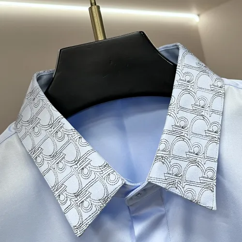 Replica Christian Dior Shirts Long Sleeved For Men #1438408 $72.00 USD for Wholesale