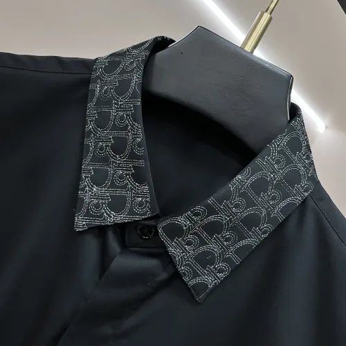 Replica Christian Dior Shirts Long Sleeved For Men #1438409 $72.00 USD for Wholesale