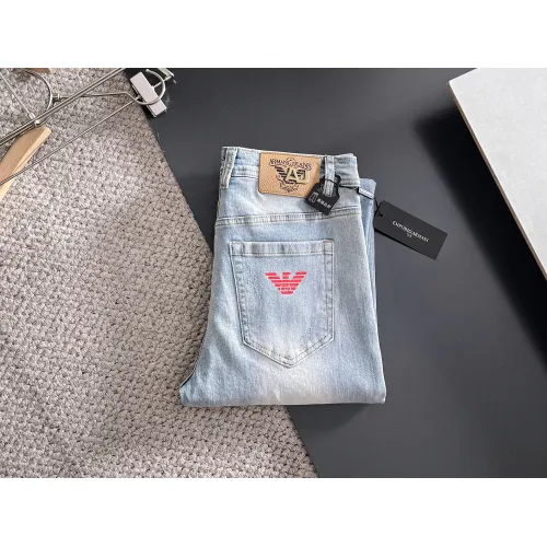 Wholesale Armani Jeans For Men #1438411 $72.00 USD, Wholesale Quality Replica Armani Jeans