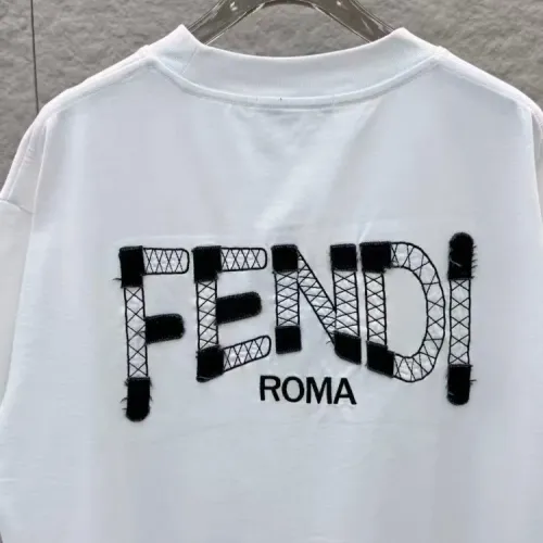 Replica Fendi T-Shirts Short Sleeved For Unisex #1438438 $39.00 USD for Wholesale