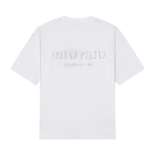 Replica MIU MIU T-Shirts Short Sleeved For Unisex #1438441 $41.00 USD for Wholesale