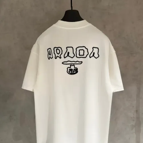Wholesale Prada T-Shirts Short Sleeved For Unisex #1438446 $45.00 USD, Wholesale Quality Replica Prada T-Shirts