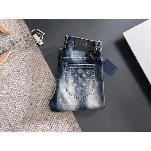 Wholesale Louis Vuitton LV Jeans For Men #1438451 $72.00 USD, Wholesale Quality Replica Louis Vuitton LV Jeans