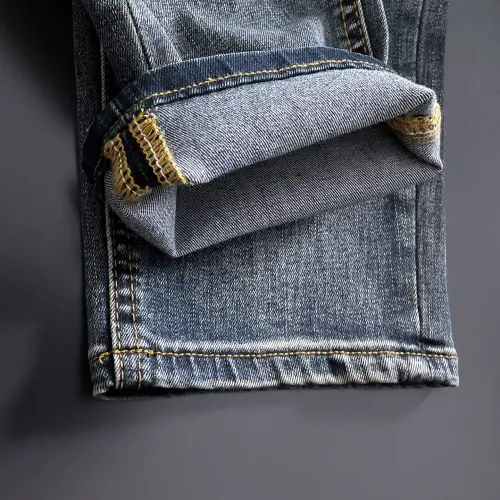 Replica Louis Vuitton LV Jeans For Men #1438451 $72.00 USD for Wholesale