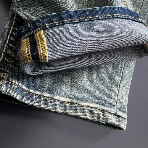 Replica Christian Dior Jeans For Men #1438455 $72.00 USD for Wholesale