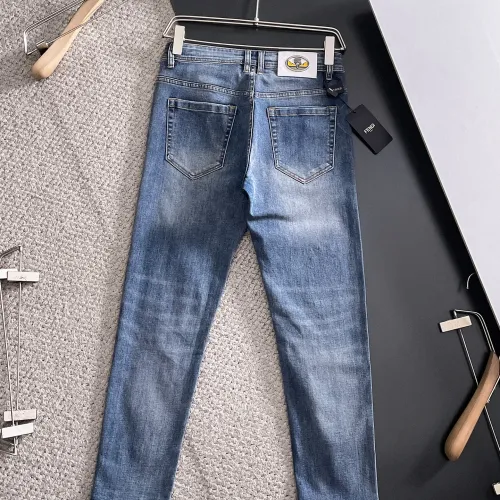 Replica Fendi Jeans For Men #1438458 $72.00 USD for Wholesale