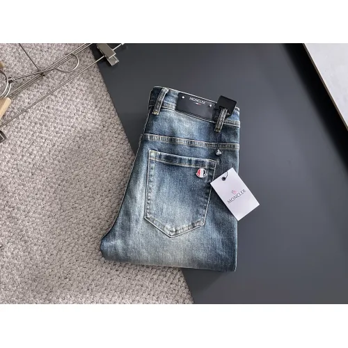 Wholesale Moncler Jeans For Men #1438465 $72.00 USD, Wholesale Quality Replica Moncler Jeans