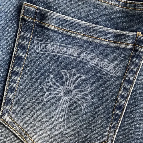 Replica Chrome Hearts Jeans For Men #1438469 $72.00 USD for Wholesale