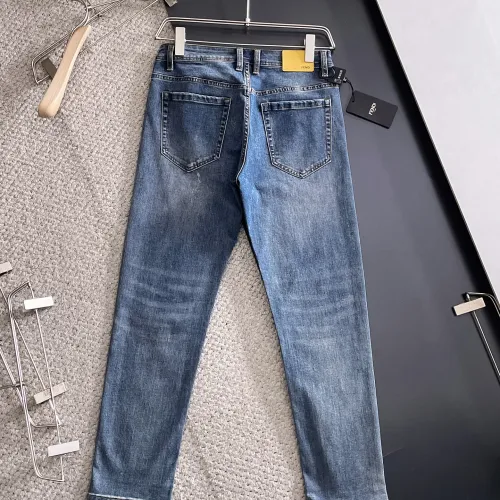Replica Fendi Jeans For Men #1438470 $72.00 USD for Wholesale