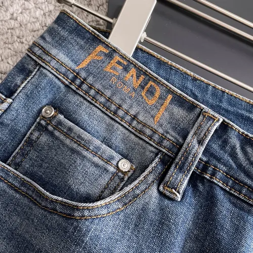 Replica Fendi Jeans For Men #1438470 $72.00 USD for Wholesale